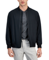 ALFANI MEN'S REGULAR-FIT WATER-RESISTANT FULL-ZIP BOMBER JACKET, CREATED FOR MACY'S