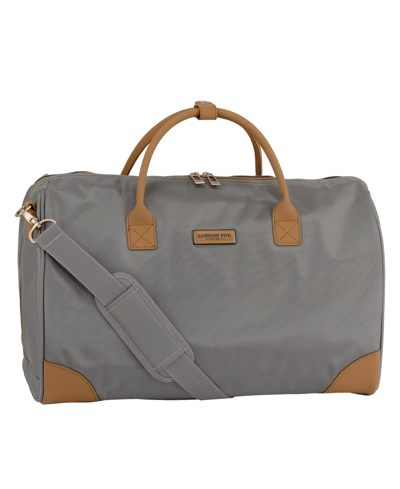 London Fog New  Regent 20" Weekender Satchel, Created For Macy's In Platinum