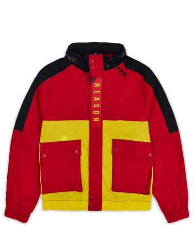 Reason Men's Soho Stretch Nylon Jacket In Red