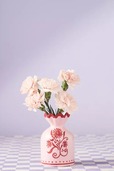 Vaisselle For Anthropologie Ceramic Love Vase In Pink