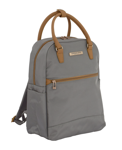 London Fog New  Regent 17" Commuter Backpack, Created For Macy's In Platinum