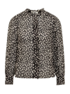 Ba&sh Bingo Graphic-pattern Shirt In Black