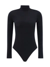 Wolford Colorado Cotton-blend Turtleneck Bodysuit