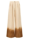 Alanui Trousers Featuring Dip-dye Effect And Wide Leg