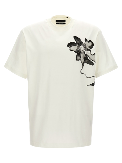 Y-3 Adidas Printed T-shirt Clothing In White