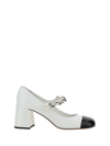Miu Miu Leather Chain Pumps