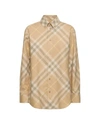 BURBERRY CHECK COTTON SHIRT. THIS PRODUCT CONTAINS ORGANIC COTTON