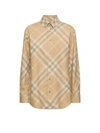 Burberry Button Down Shirt With Check Pattern