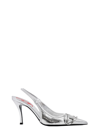 Diesel D-venus 80mm Leather Slingback Pumps