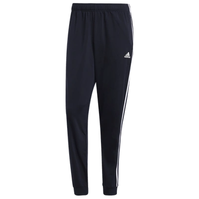 Adidas Originals Mens Adidas Essentials Warm-up Tapered 3-stripes Track Pants In White/ink