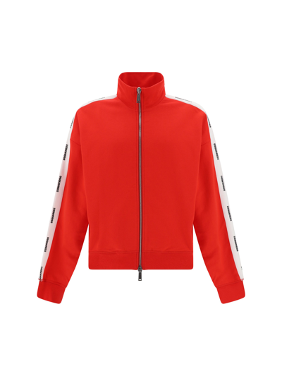 Dsquared2 Sweat Jacket In Red