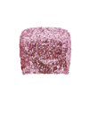 Rotate Birger Christensen Pink Crop Top With All-over Sequins