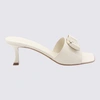 Ferragamo 55mm Bow-detailing Leather Mules In Mascarpone