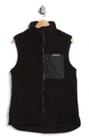 Columbia Plus Size Benton Springs Fleece Vest In Black