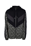 Balmain Jacket With Maxi Monogram Logo Print