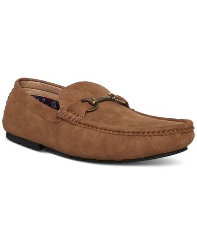Madden Men 's M-dashin Croc-embossed Faux-leather Loafers In Tan