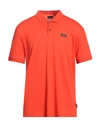 Napapijri Man Polo Shirt Orange Size 3xl Cotton