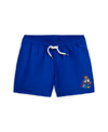 Polo Ralph Lauren Boys Blue Kids Logo-embroidered Recycled-polyester Swim Shorts 2-12 Years In Rugby Royal