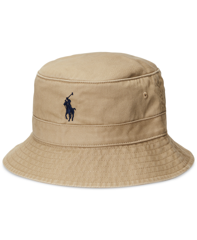 Polo Ralph Lauren Cotton Chino Bucket Hat In Luxury Bge