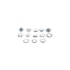 Sohi Pack Of 13 Designer Ring In Silver