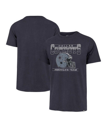47 Brand Men's ' Navy Distressed Dallas Cowboys Big And Tall Time Lock Franklin T-shirt