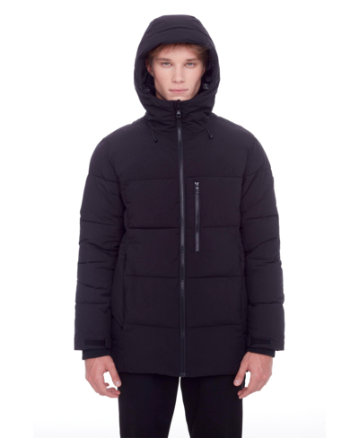 Alpine North Banff | Men's Vegan Down (recycled) Mid-weight Quilted Puffer Jacket, Black