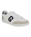 Guess Men's Barco Lace Up Low Top Fashion Sneakers In Grey/ White Multi