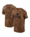 NIKE MEN'S NIKE BROWN TENNESSEE TITANS 2023 SALUTE TO SERVICE SIDELINE T-SHIRT