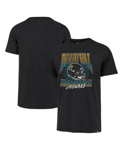 47 Brand Men's ' Black Distressed Jacksonville Jaguars Regional Franklin T-shirt