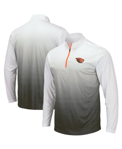 Colosseum Men's  Gray Oregon State Beavers Magic Team Logo Quarter-zip Jacket