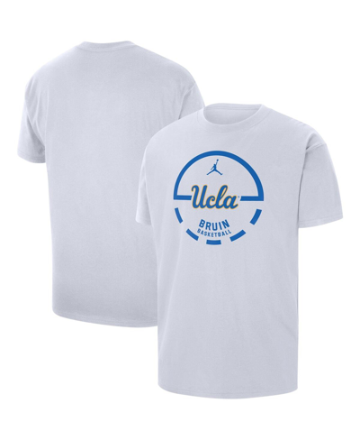 Jordan Men's  White Ucla Bruins Free Throw Basketball T-shirt