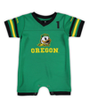 Colosseum Newborn And Infant Boys And Girls  Green Oregon Ducks Bumpo Football Logo Romper In Green