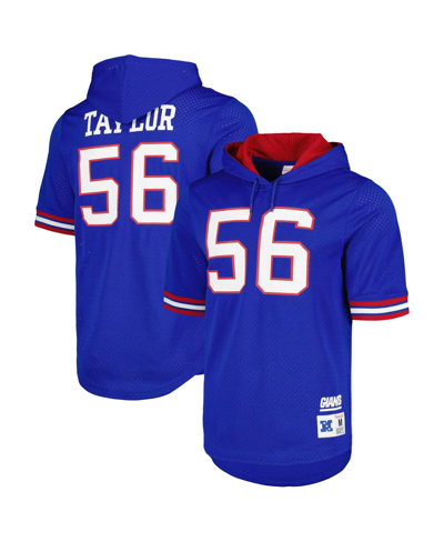 Mitchell & Ness Men's  Lawrence Taylor Royal New York Giants Retired Player Name And Number Mesh Hood