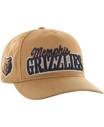 47 Brand Men's ' Tan Memphis Grizzlies Barnes Hitch Adjustable Hat