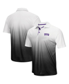 Colosseum Gray Tcu Horned Frogs Magic Team Logo Polo In Gray