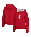 STADIUM ATHLETIC WOMEN'S CARDINAL STANFORD CARDINAL TEAM BIG LOGO PULLOVER HOODIE