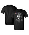 CHECKERED FLAG SPORTS MEN'S CHECKERED FLAG SPORTS HEATHER CHARCOAL 2023 NASCAR CUP SERIES PLAYOFFS CHAMPIONSHIP FOUR T-SHI