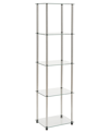 CONVENIENCE CONCEPTS 15.75" GLASS DESIGNS2GO CLASSIC 5 TIER TOWER
