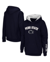Colosseum Women's Navy Penn State Nittany Lions Arch And Logo 1 Pullover Hoodie In Navy