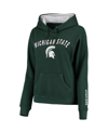 Colosseum Green Michigan State Spartans Arch & Logo 1 Pullover Hoodie In Green