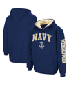 COLOSSEUM YOUTH BOYS COLOSSEUM NAVY MIDSHIPMEN 2-HIT TEAM PULLOVER HOODIE