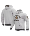 PRO STANDARD MEN'S PRO STANDARD GRAY COLORADO BUFFALOES CLASSIC STACKED LOGO PULLOVER HOODIE