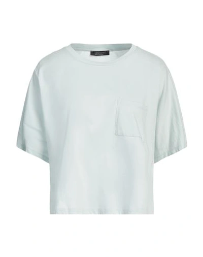 Aragona Woman T-shirt Sky Blue Size 12 Cotton