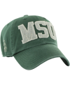 47 BRAND MEN'S '47 BRAND GREEN MICHIGAN STATE SPARTANS HAND OFF CLEAN UP ADJUSTABLE HAT