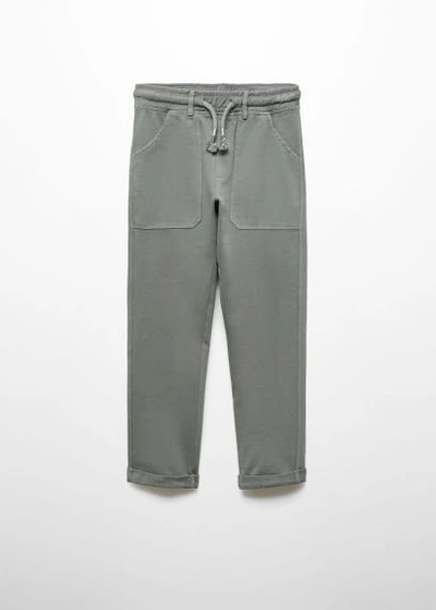 Mango Kids' Trousers Green