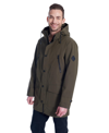 Alpine North Banks Men's Drawstring Raincoat In Army