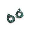 Sohi Green Designer Stone Drop Earring For Women's In Green