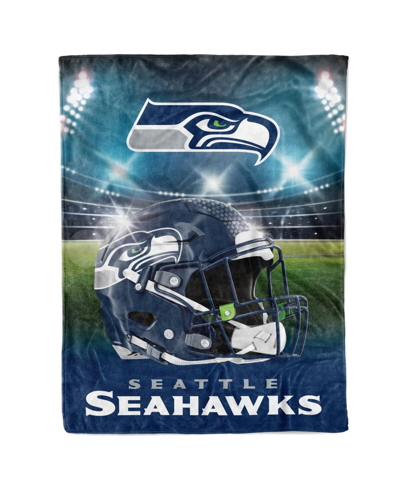 Logo Brands Seattle Seahawks 60" X 80" Stadium Lights Blanket In Multi