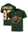 Outerstuff Big Boys Kirill Kaprizov Green Minnesota Wild Player Name And Number T-shirt In Green