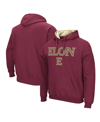 COLOSSEUM MEN'S COLOSSEUM MAROON ELON PHOENIX ARCH AND LOGO PULLOVER HOODIE